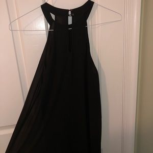 High Neck Little Black Dress